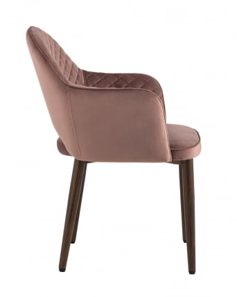 Стул Венера NEW диамант велюр Пыльно-розовый_3