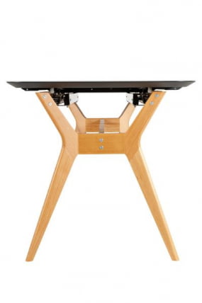 Стол раскладной Нарвик Glass 140-180 Automatic Natur/Light matte glass_11