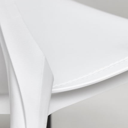 Стул GENIUS (mod 75) металл/пластик, 46x56x84cм, белый/черные ножки_6