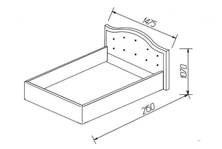 Кровать Стелла, 1200*2000 мм, искусственная кожа Лесмо brown, коричневый_3