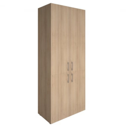 Шкаф книжный закрытый без топа YALTA LT-ST 1.3	 Снежная Платина_0