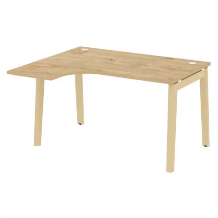 Стол эргономичный левый ONIX WOOD OW.SA-3(L) Тиквуд Светлый/Светлый_0