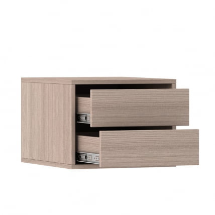 Блок ящиков для шкафа 1400x600 и 2100x600 Ящ-67 ШС Ясень шимо светлый_0