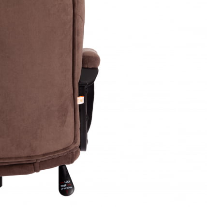 Кресло БЕРГАМО хром (22) флок , коричневый, 6 / BERGAMO_14