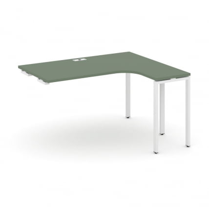 Стол-приставка к опорной тумбе/шкафу (правый) CONCEPT CN.OSAPR-006(R) Дуб Винченцо Белый_0