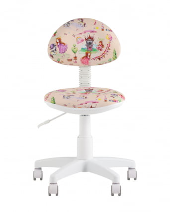 Кресло компьютерное детское УМКА Princesski пластик белый_1