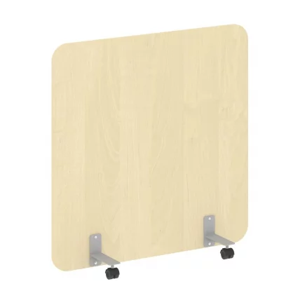 Перегородка на металлических опорах, на роликах R-line DP.R-120-120 Клен_0