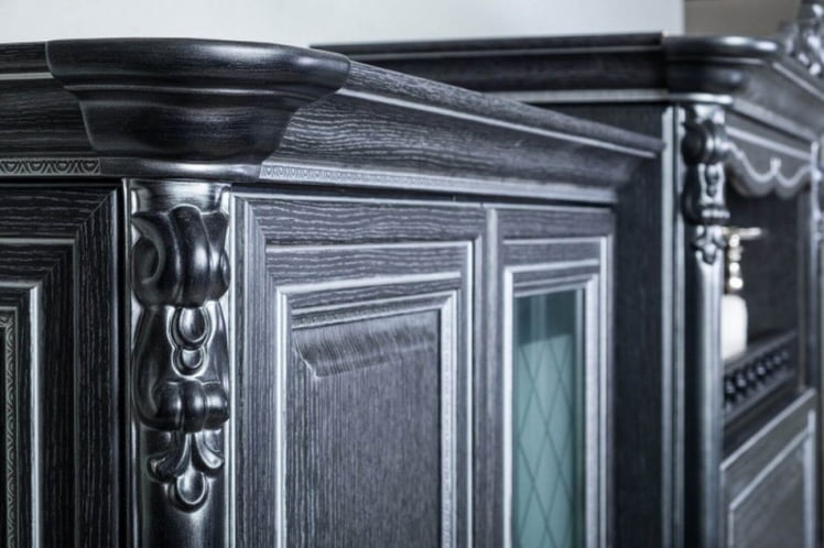 Кухонный гарнитур Италия №08 Черный Дуб темный_10