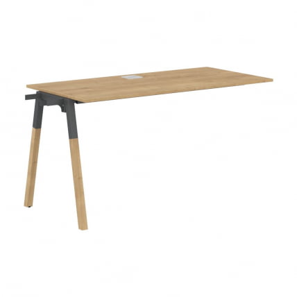 Рабочая станция Forta FIST 1367 Дуб Гамильтон Черный графит_0