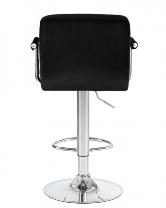 Стул барный DOBRIN KRUGER ARM (черный велюр (MJ9-101)) 2 шт_7
