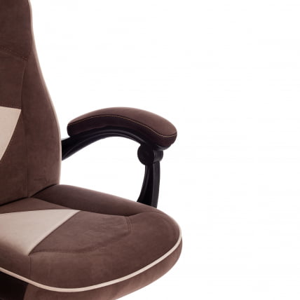 Кресло ARENA флок , коричневый/бежевый, 6/7_10