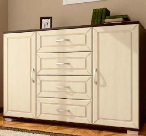 Комод № 5 Венге/ Клен светлый (матовый)_0