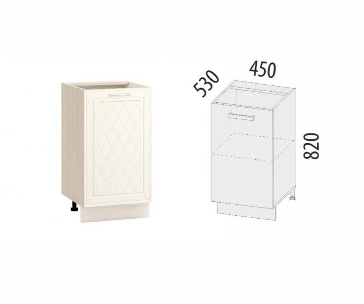 Напольный шкаф (лев/прав) Тиффани 19.72_1