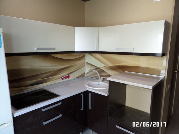 Глянцевый фартук (КОМПОЗИТ) КМ 36 / KM_3