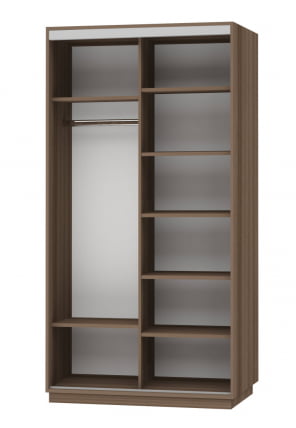 Шкаф-купе двухдверный Экспресс Дуо Элемент 1200х2400h Венге_1