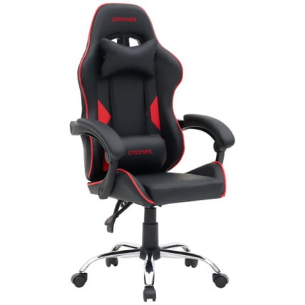 Кресло компьютерное CРОМЕКС (КРОМЕКС) ДЖокер ГМ-125 экокожа черное/красное / CROMEX Joker GM-125_0