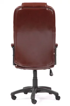 Кресло руководителя Bergamo (коричневая 2 TONE)_3
