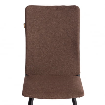 Стул обеденный La Rousse ткань рогожка, 49х50х93, коричневый/черный, 3М7-147_5