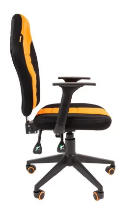 Кресло геймерское CHAIRMAN GAME 8 Черный-оранжевый_1