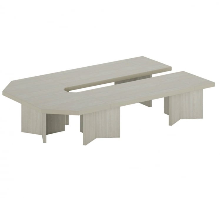 Система столов переговоров BERN 4 Светлый дуб_0