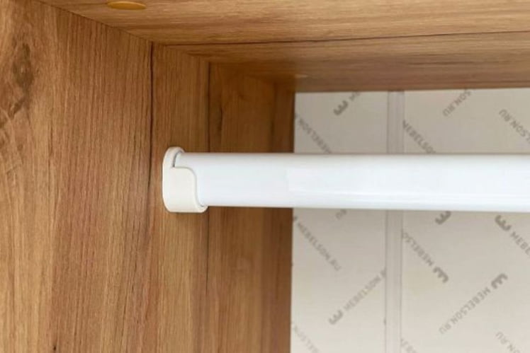 Шкаф двухдверный Адам MSA-03 дуб крафт золотой/белое дерево_4