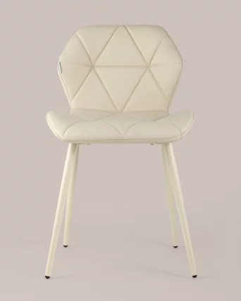 Стул Эдвин экокожа Кремовый_2