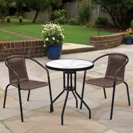 Комплект мебели Асоль LRC-02/LRT02-D60 Light Brown (2+1)_0