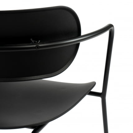 Стул VAN HALLEN (mod. 2433) пластик/металл, 54,5х53,5х76 см, высота до сиденья 46 см, черный_12