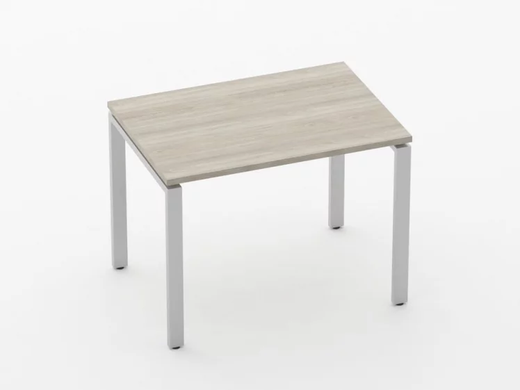 Стол прямой Deka П-обр. каркас 7.07.10 Дуб Сантана светлый_0