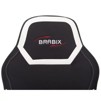 Кресло компьютерное BRABIX Alpha GM-018 Черное/белое_9