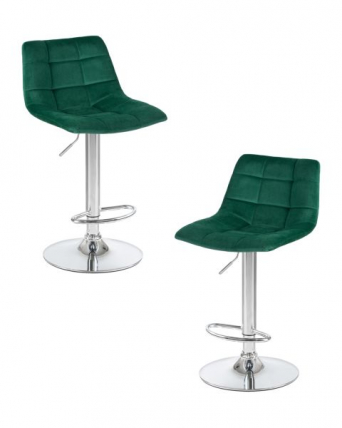 Стул барный DOBRIN TAILOR (зеленый велюр (MJ9-88)) 2 шт_0