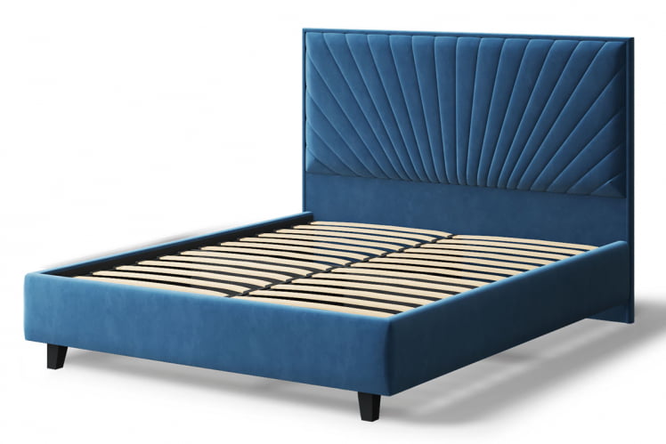 Кровать Леона, 2000 x 1200 мм, синий_1