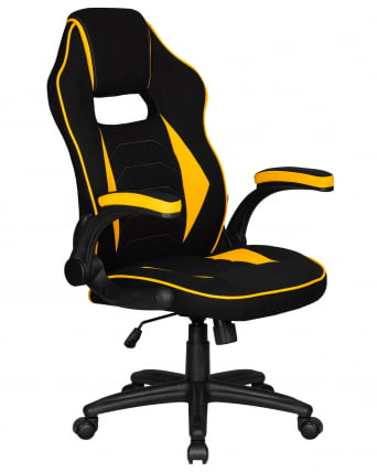 Кресло игровое DOBRIN RICK (черно-желтый)_1