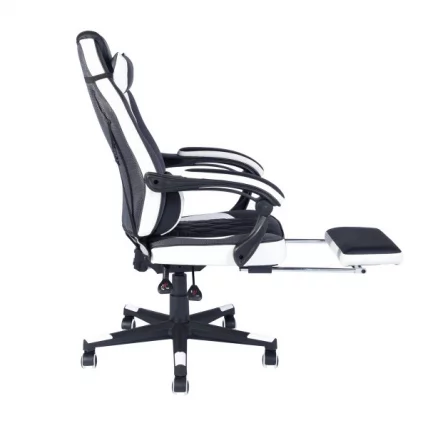 Геймерское кресло TopChairs Virage Черный-белый_6