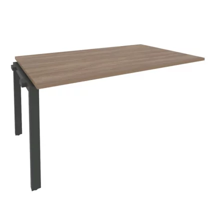 Проходной наборный элемент переговорного стола ONIX O.MP-NPRG-4 Дуб Аризона/Антрацит_0