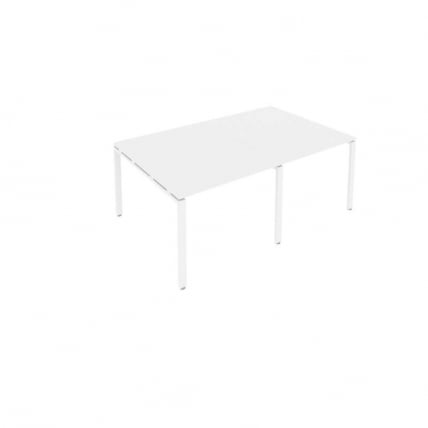 Переговорный стол (2 столешницы) Metal System Б.ПРГ-2.1 Белый_0