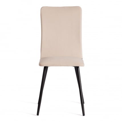 Стул обеденный La Rousse NEW, велюр, бежевый/черный, 7, 45x55x93 см_4