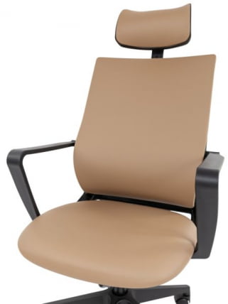 Кресло руководителя Chairman 545 экокожа Бежевый_14
