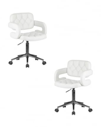Офисное кресло для персонала ДОБРИН ЛАРРЙ (белый) 2 шт / DOBRIN LARRY_0