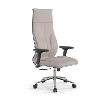 Кресло руководителя Мetta L 1m 46/4D Infinity Easy Clean (MPES) Комплект 8 Светло-бежевое_0
