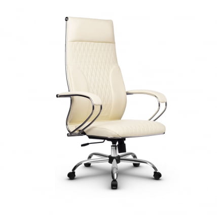 Кресло руководителя Metta L 1c 44B/K Комплект 5 Бежевое_0