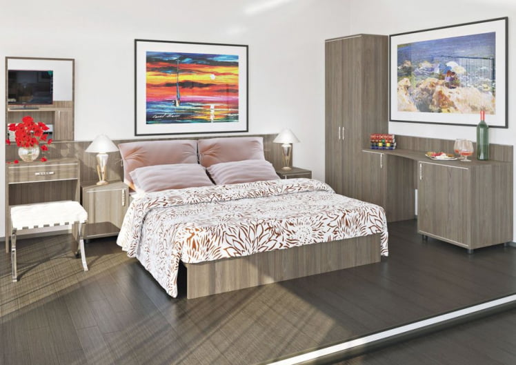 Тумба прикроватная открытая LIGHT С-ТП-1 Вяз Благородный_1