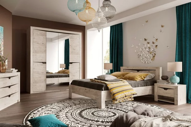 Тумба с ящиками и дверцами Соренто 19 Дуб бонифаций_6