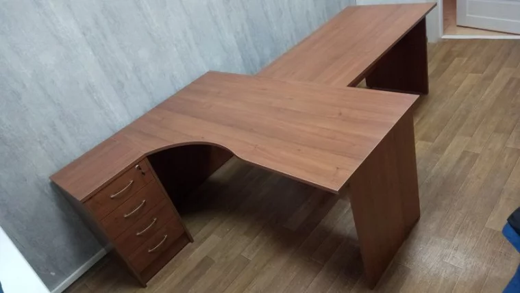 Стол письменный левый СА-1 Л французский орех_1