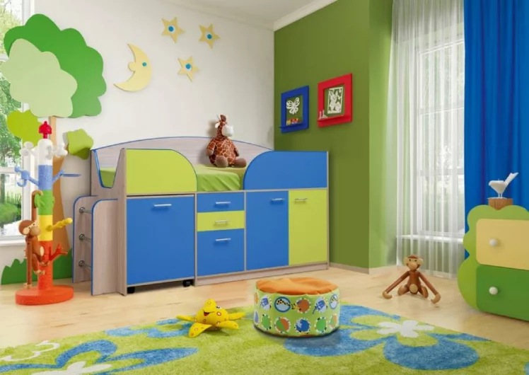 Уголок школьника Юниор-4.1 Ясень шимо светлый/Лайм/Оранжевый_0