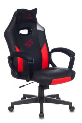 Геймерское кресло Zombie HERO BATTLEZONE Черный-красный_0