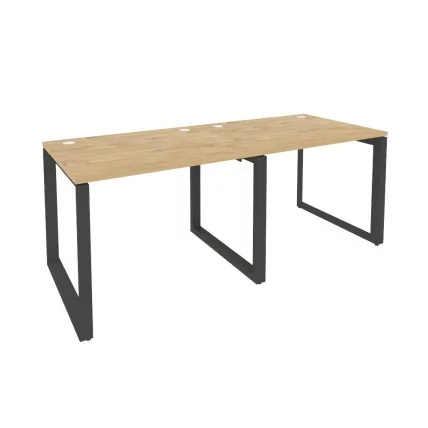 Рабочая станция на О-образном м/к ONIX O.MO-RS-2.1.8 Тиквуд Светлый/Антрацит_0