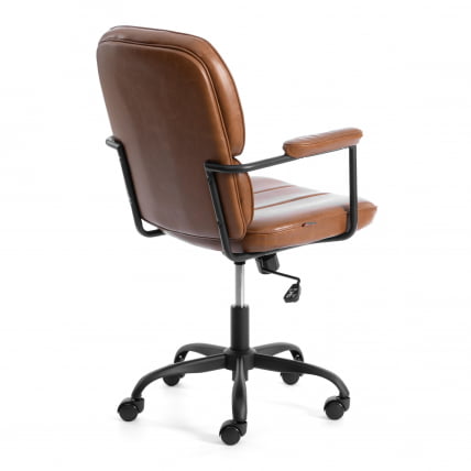 Кресло ALPHA иск. кожа, Brown (коричневый)_2