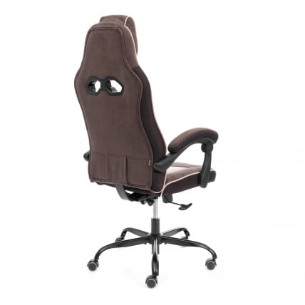 Кресло Арена металБЛ велюр, коричневый/бежевый, 6/7 / Arena metalBL_3