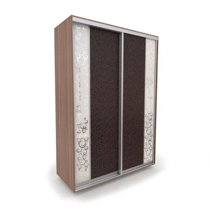 Шкаф-купе 2-х дверный Акцент-Вера КС 1400х600 Ясень шимо тёмный_0